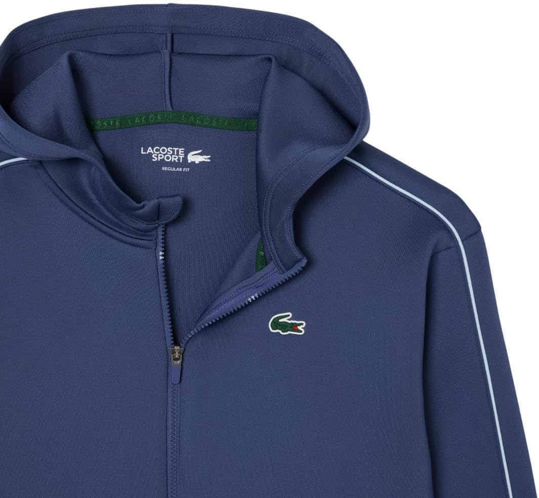 Lacoste womens Ultra Dry Cropped Zip-up Sweatshirt - Image 4