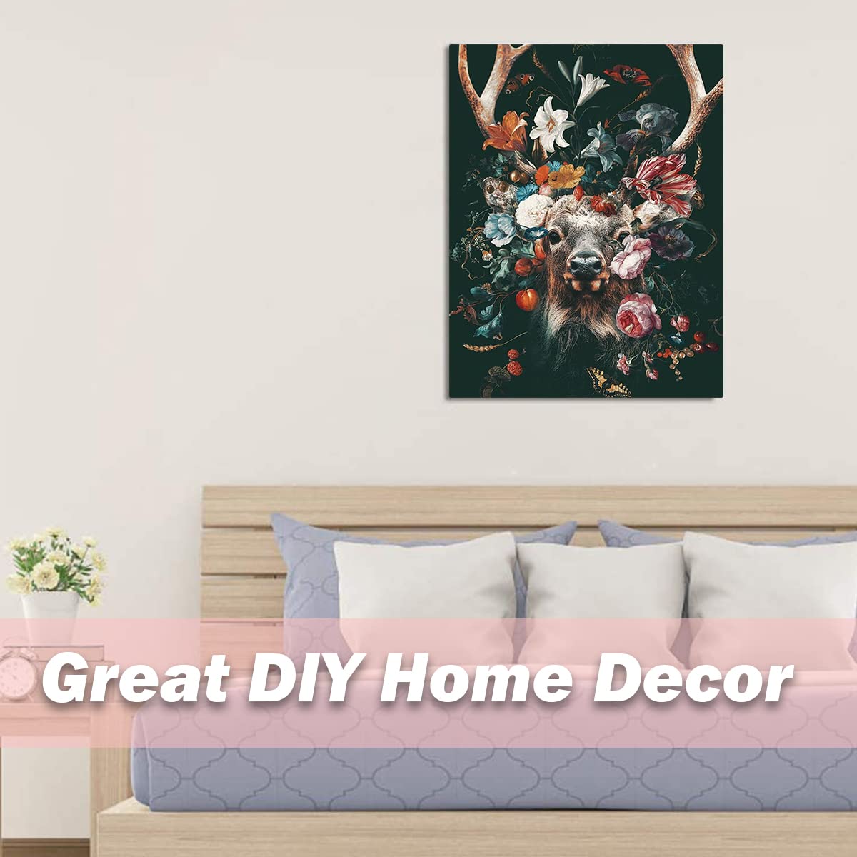 MAXBYE Malen Nach Zahlen Für Erwachsene - DIY Leinwand Set 40x50cm Mit Pinseln & Acrylfarben