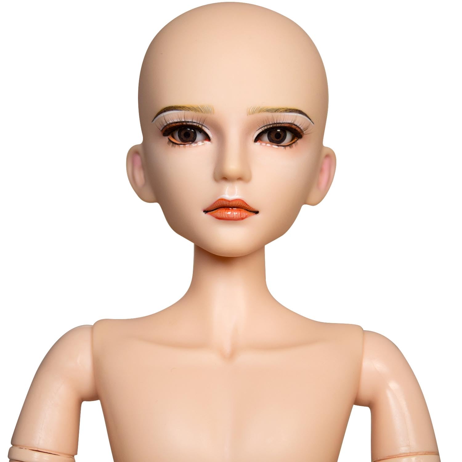 Proudoll BJD Puppenkörper Gloria, 60 Cm Mit 22 Gelenken – DIY-Puppe Zum Posieren & Gestalten