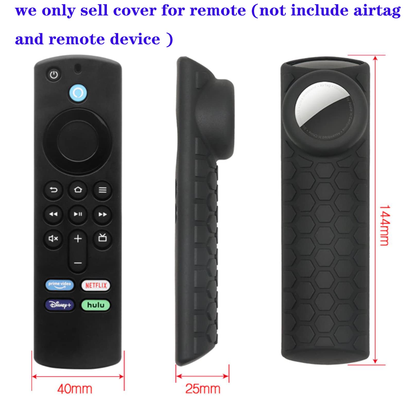 Custodia Silicone Per Telecomando Fire TV Stick 4K / 3a Gen Custodia Silicone Per Telecomando Fire TV Stick 4K / 3a Gen