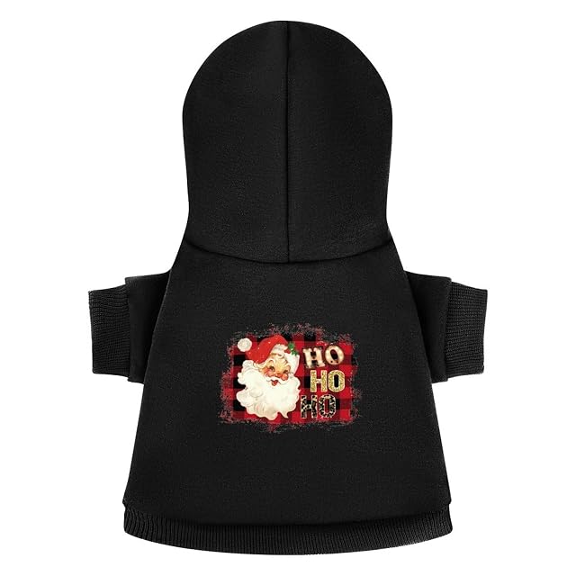 Foto 2 de 7 de HO HO HO Sudaderas con Capucha para Perros pequeños Ropa para Perros pequeños Chaleco Ropa para Chihuahua…