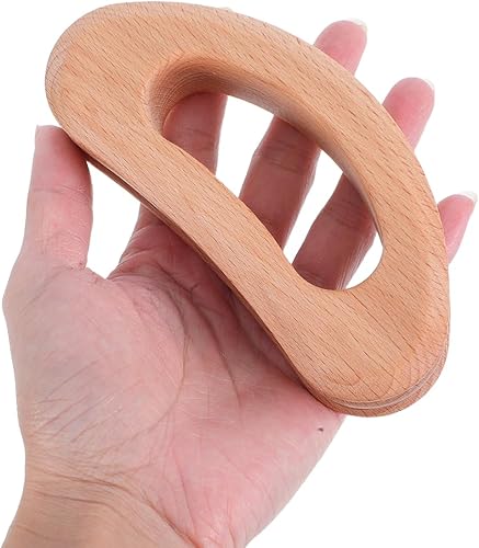 Miniatura 7 de Herramienta de masaje ergonómica Guasha Herramienta de masaje de raspado multifuncional, masajeador de manos para músculos, material de madera