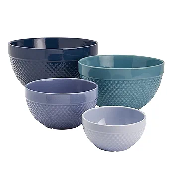 Amazon.com: TTU Tabletops Gallery Hobnail Style 4 Piece Blue