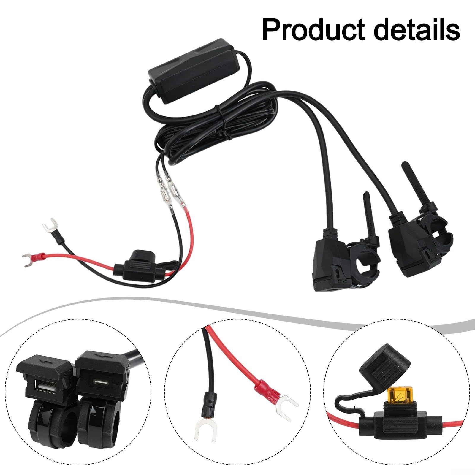 Caricatore USB per moto 30W per pd per qc3.0 Impermeabile Caricatore