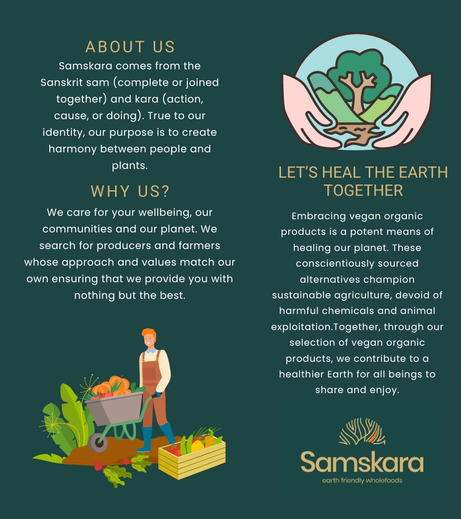 Poudre de protéines de pois (83%) | BIO biologique | Pea Protein Powder (83%)| Samskara food for thought (500gr x 1 pack)