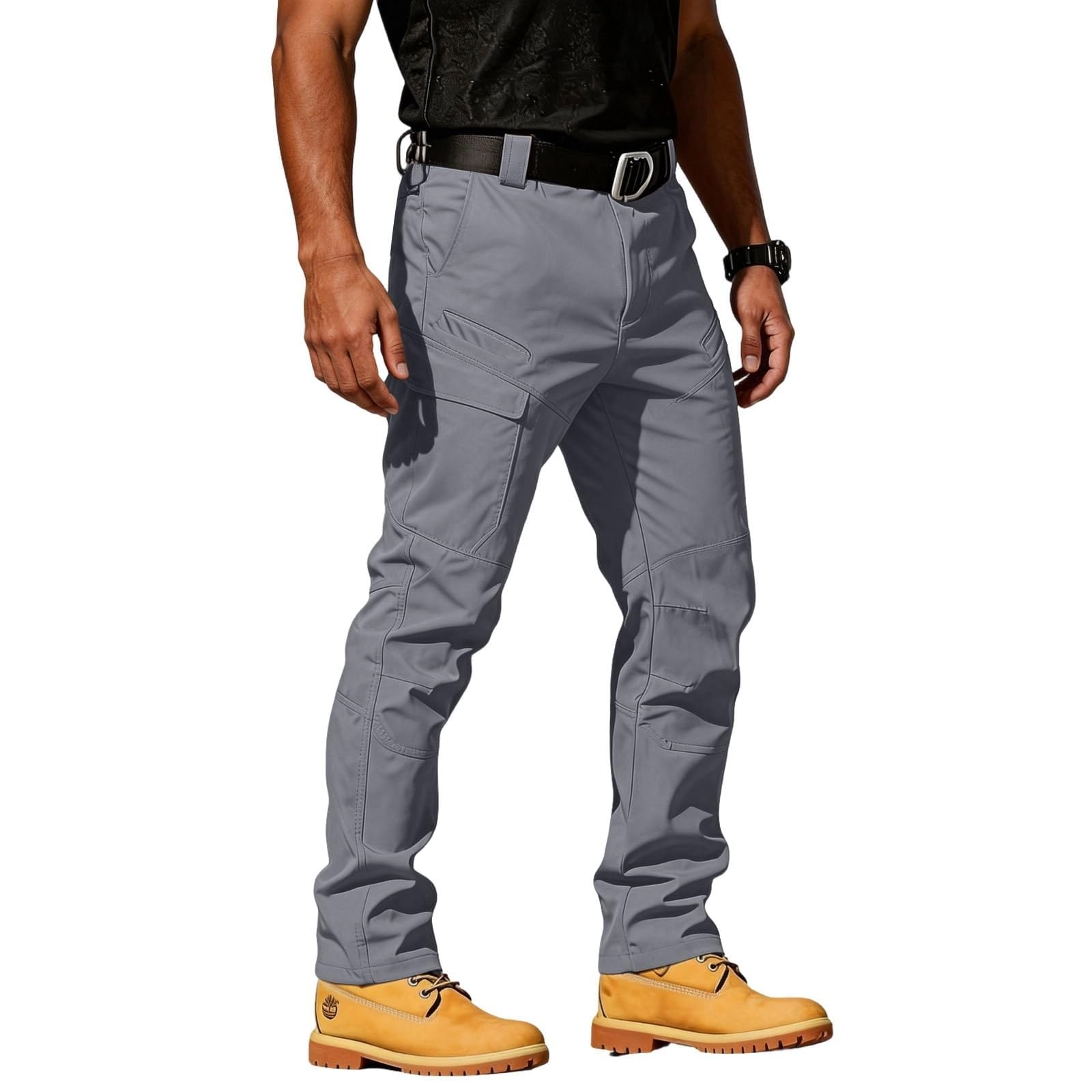 Pantalones de trabajo para hombre, pantalones de senderismo resistentes con