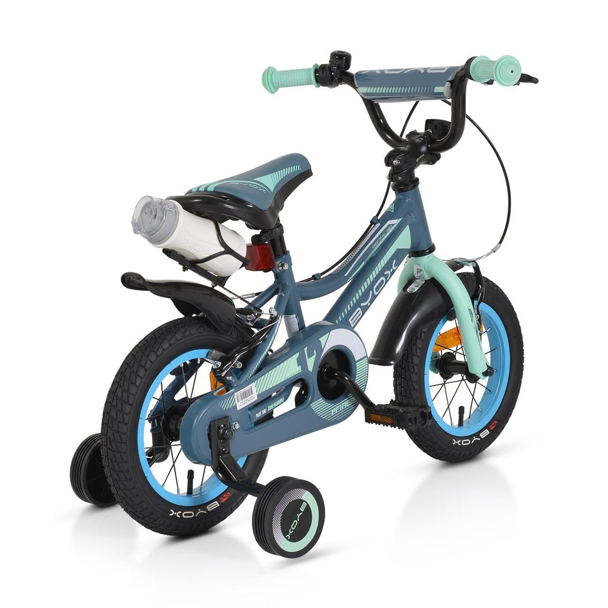 byox kinderfahrrad 12 Zoll Prince, sportliches Design, Stützräder, Kettenschutz grau-blau Sport & Freizeit Size:Hot pink jerseys Gartenhandschuhe Schutzhandschuhe PURE FLOXY