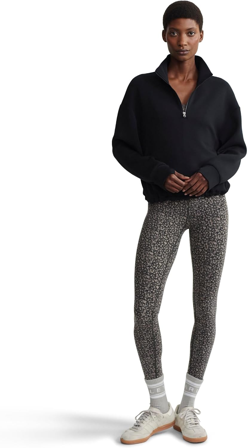 Varley Sian Cropped Half Zip Midlayer