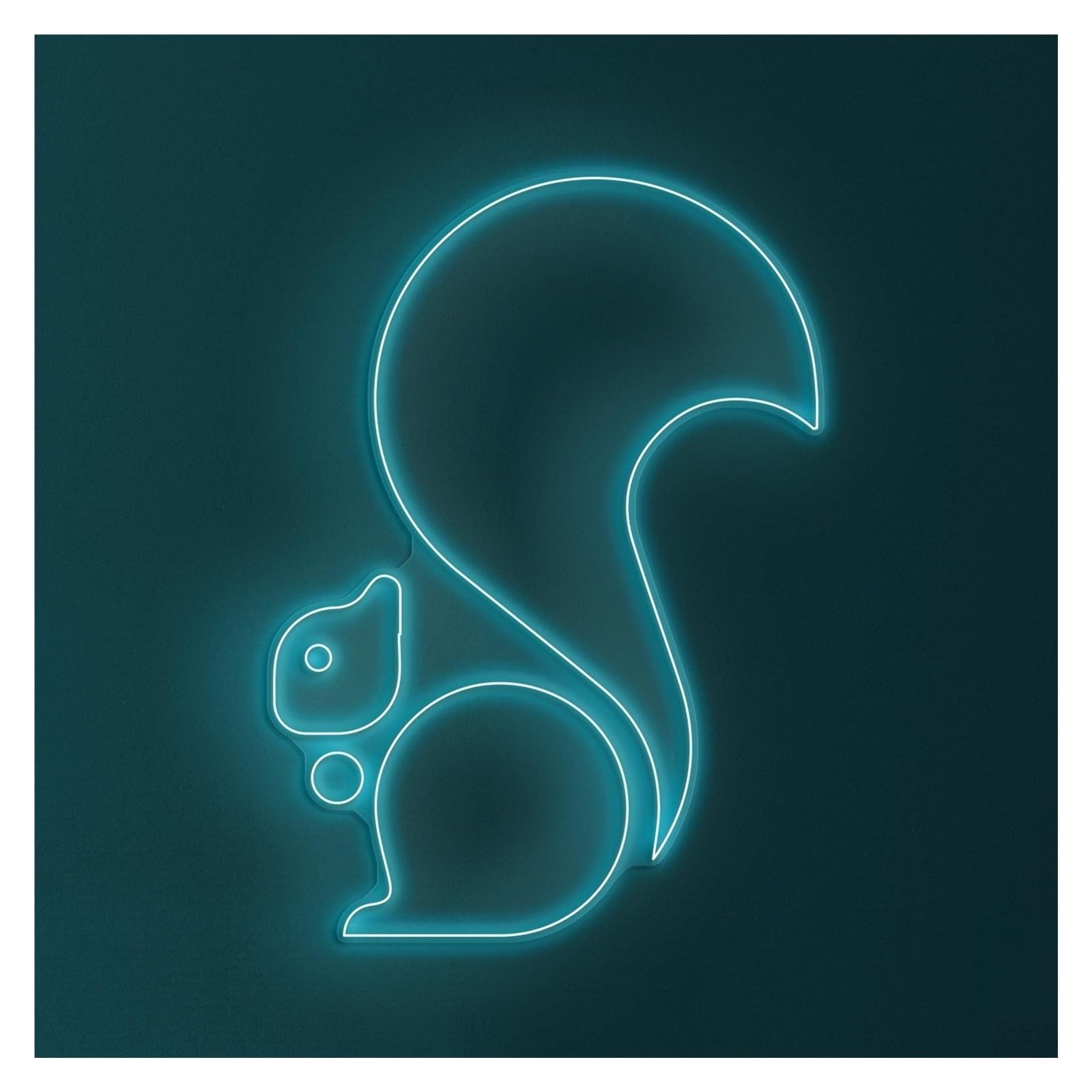 RONGCH Hanging Art Neon Signs Squirrel Neon Sign, Suitable for Shop Home Decor with Brightness Adjustable 36cm(C)