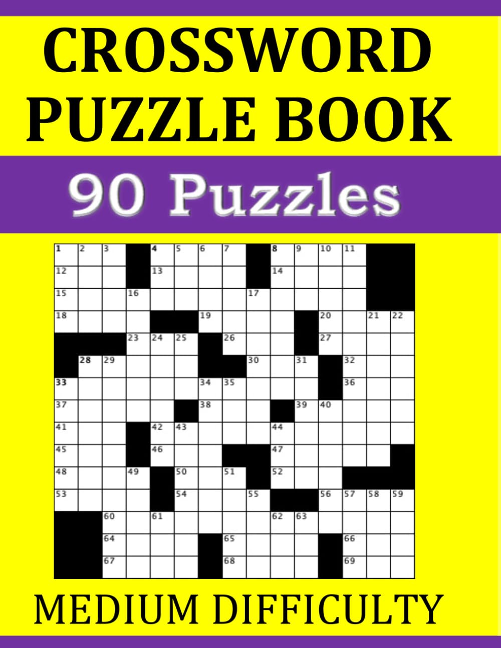 Crossword Puzzle Book: 90 Puzzles