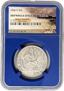 Seated Liberty Half Dollar with Shipwreck Effect