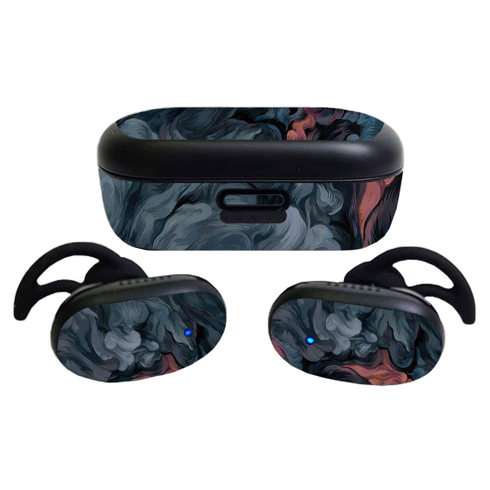 MightySkins Glossy Glitter Skin Compatible with Bose QuietComfort Earbuds (2020)