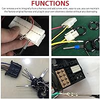 Vista 9 de Herramienta de extracción de terminales de alambre de acero 39PCS Conector de crimpado de cableado eléctrico de automóvil Kit extractor de pines