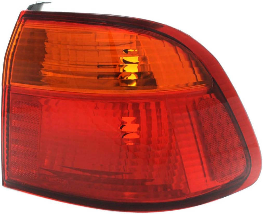 For 1999 2000 Honda Civic Rear Tail Light Passenger Side Assembly Unit HO2819111 4dr For Sedan; body mounted-replaces 33501-S04-A51