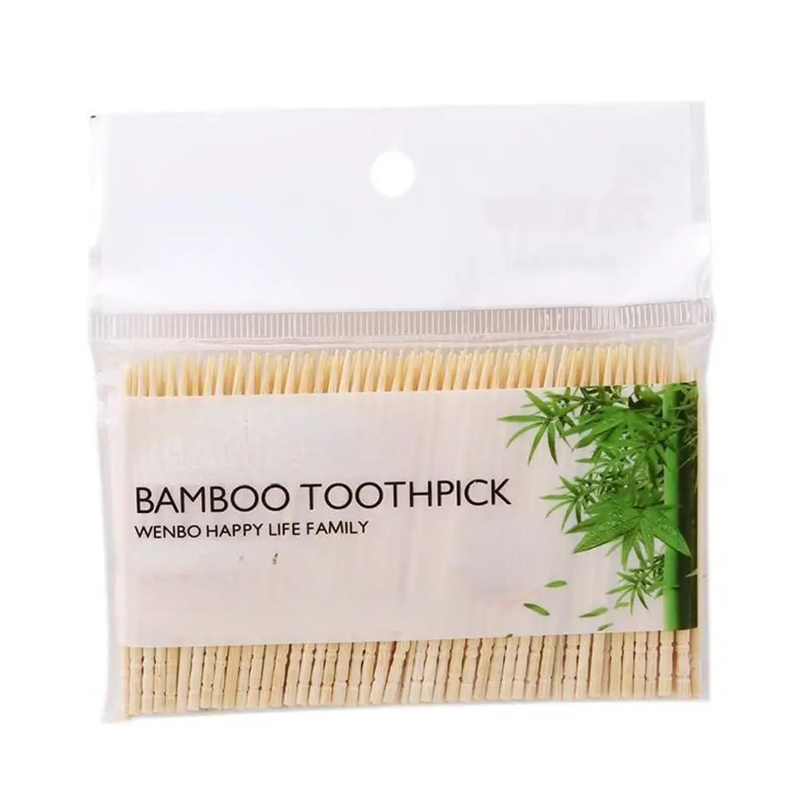 Palillos de Dientes, Palillos de Dientes Madera, 10 Bolsas, 200 Piezas por Bolsa, Palillos dentales bambú Natural for Limpieza, Herramientas Cuidado Dental for el hogar