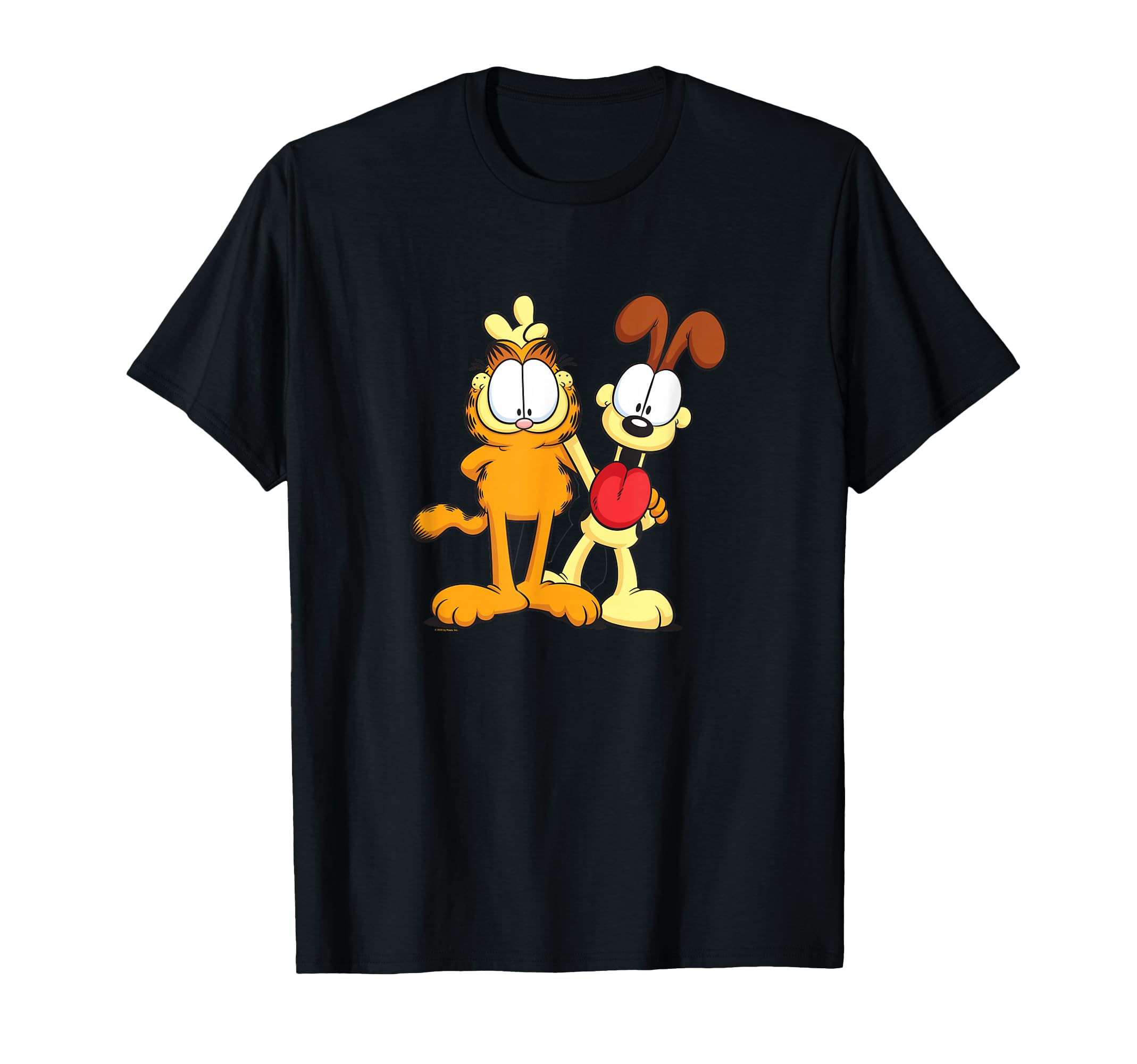 Garfield Classic Odie Smiling Happy Photo Pose Bunny Ears T-Shirt