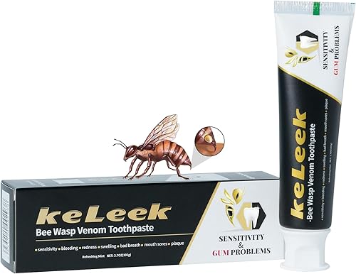 Pasta de Dientes de Veneno de Abeja y Avispa para Encías Sangrantes, Tratamiento y Reparación de Gingivitis, Dientes Sensibles, Llagas Bucales,