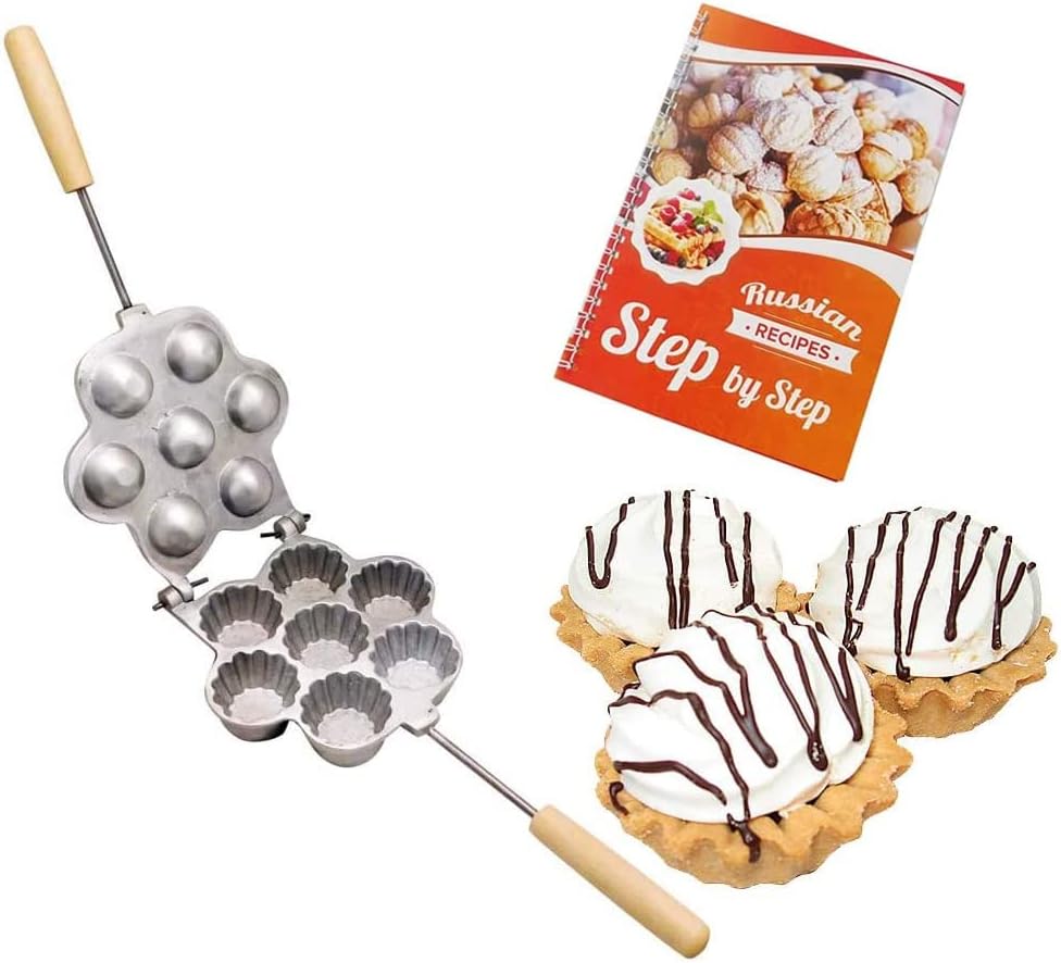 Mini Muffins Open Pies Cookie Mold Maker Oreshki Russian Soviet Cookies Pastry