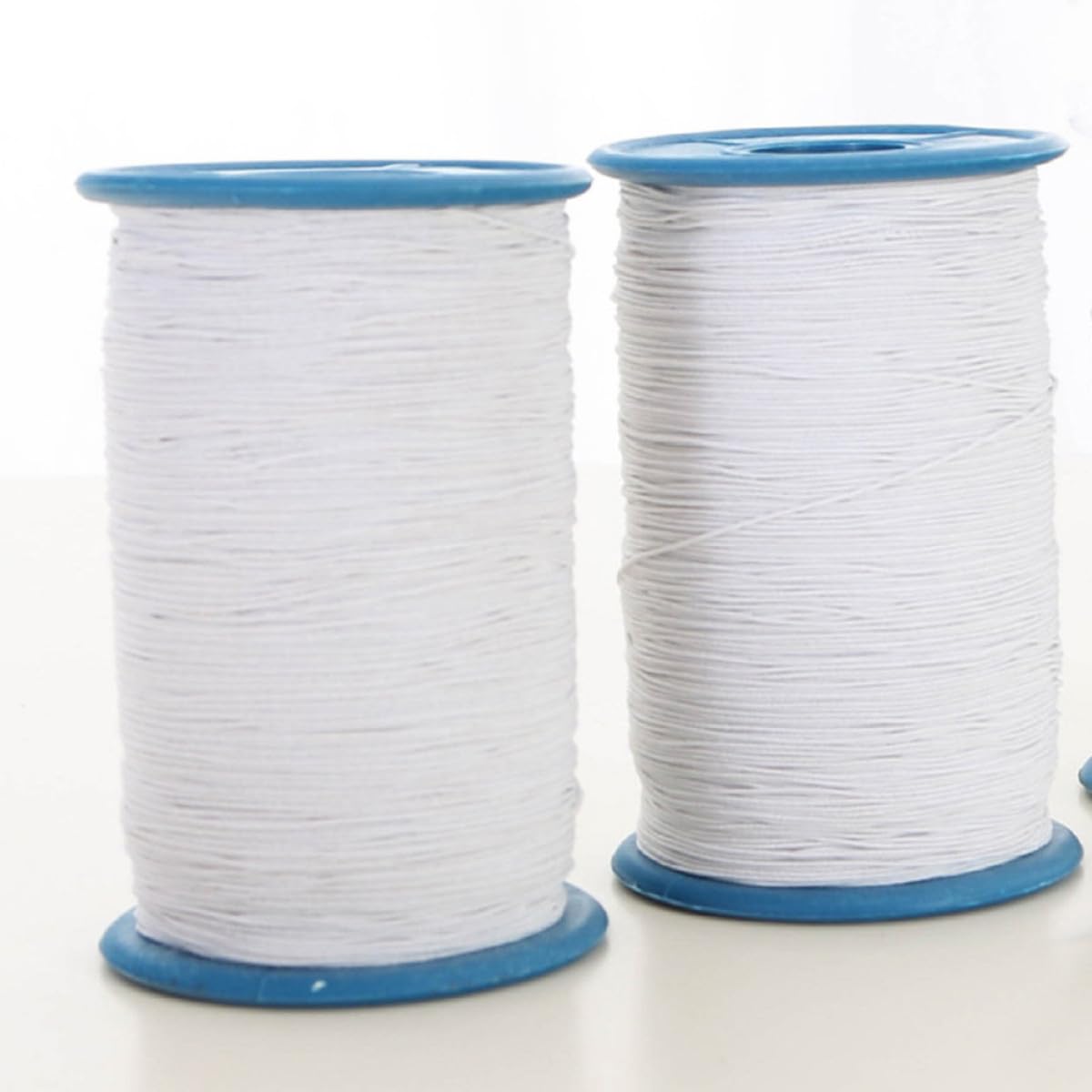 Hilo de Coser para Ropa y Disfraces 2 Piezas Núcleo Elástico de Poliéster Resistente para Pantalones Costura Uniforme Enredos Uso Confección y Color Color Aleatorio