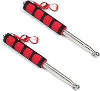 Vista 55 de Othmro 4 punteros telescópicos huecos para profesores, puntero de enseñanza para aula, puntero retráctil de mano de metal de longitud extendida