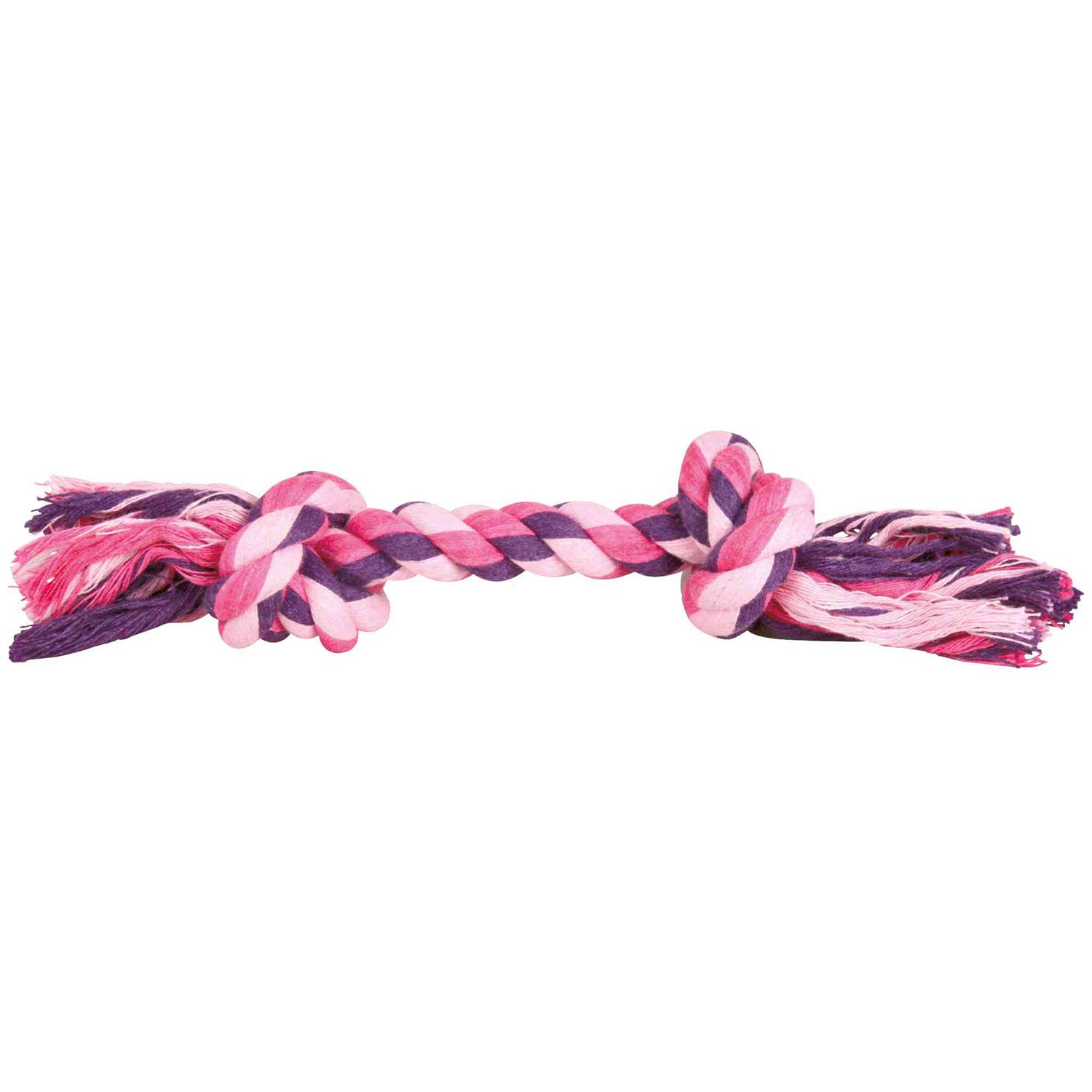 Trixie Denta Fun corde en pur coton pour jouer avec votre chien, 22 cm, 1 pièce