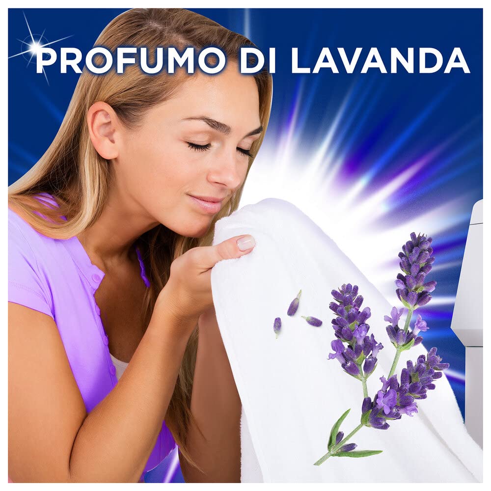 Dash Detergente para lavadora líquido, 176 lavados (4 x 44), lavanda, impecable contra las manchas en cada lavado, brillo para todas las prendas, eficaz incluso a baja temperatura