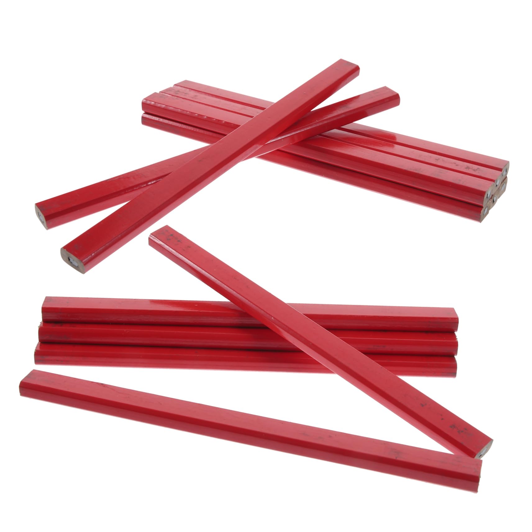 HOMSFOU 4 Ensembles Lot De Crayons De Menuisier Octogonaux Crayons Épaissis Pour Projets De Construction Marquage Dessin Conception Ergonomique 20 Pièces * 4