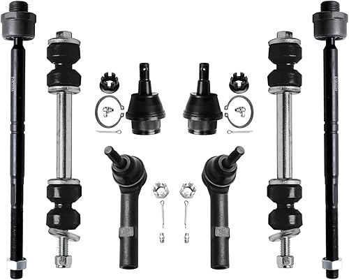 Detroit Axle - Kit de suspensión delantera de 8 piezas para Chevrolet Silverado GMC Sierra Yukon XL Suburban 1500 Avalanche Cadillac Escalade ESV