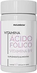 Ácido Fólico Vitamina B9 1000mcg - 60 cápsulas