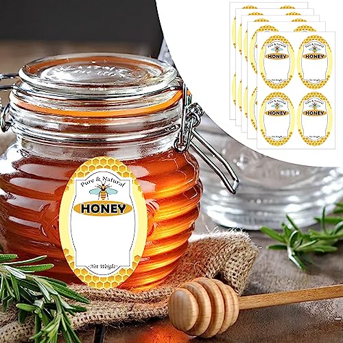 Trendsslabels TRENDSSLABELS01 Pure Natural Honey Jars And Bottles Labels 2 X 3 Inch Honey Bottling Labels thumb #4