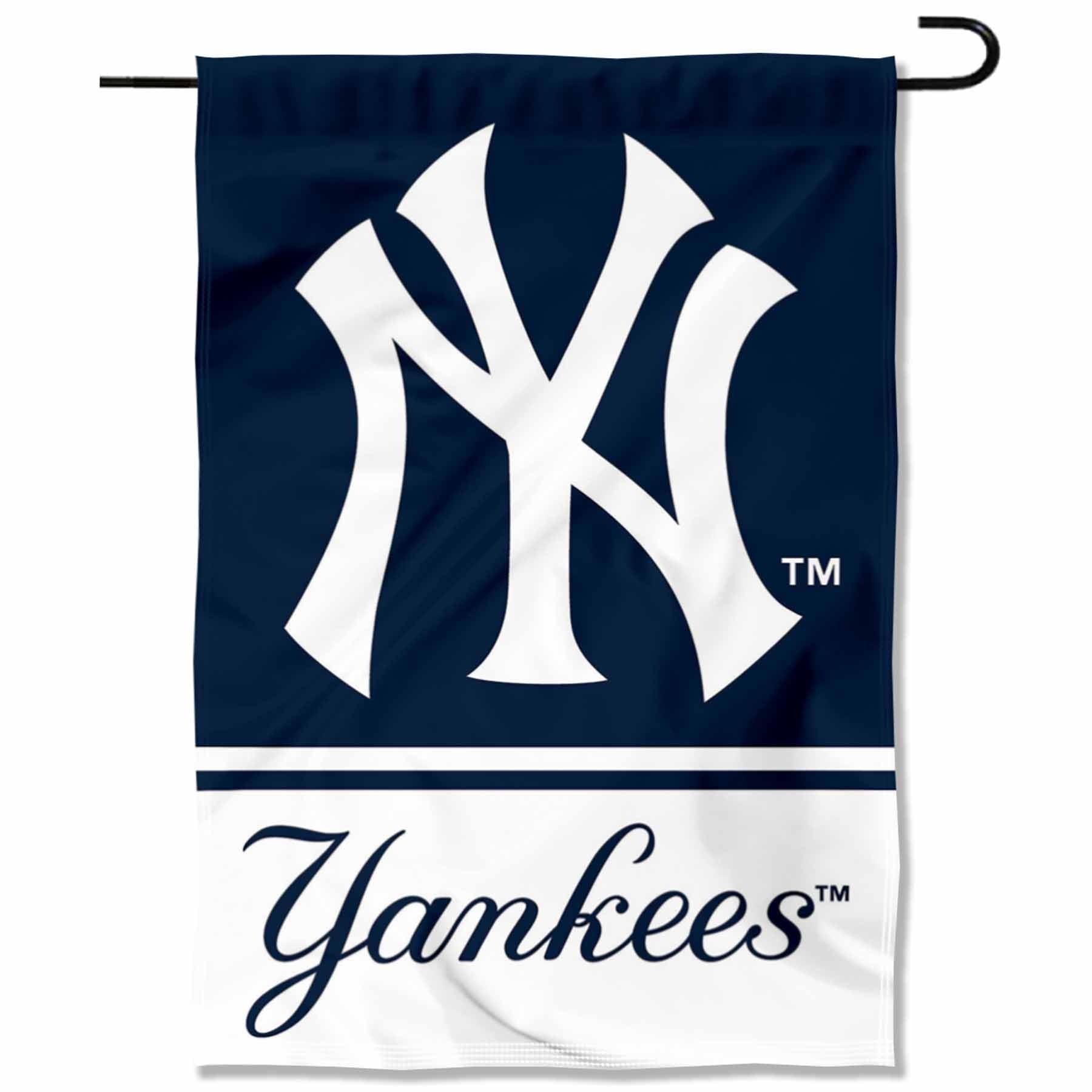 WinCraft Yankees Double Sided Garden Flag - patio lawn and garden | Mubboo