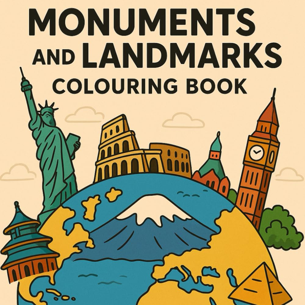 Monuments and sights of the world Colouring Book (Colouring Books)
