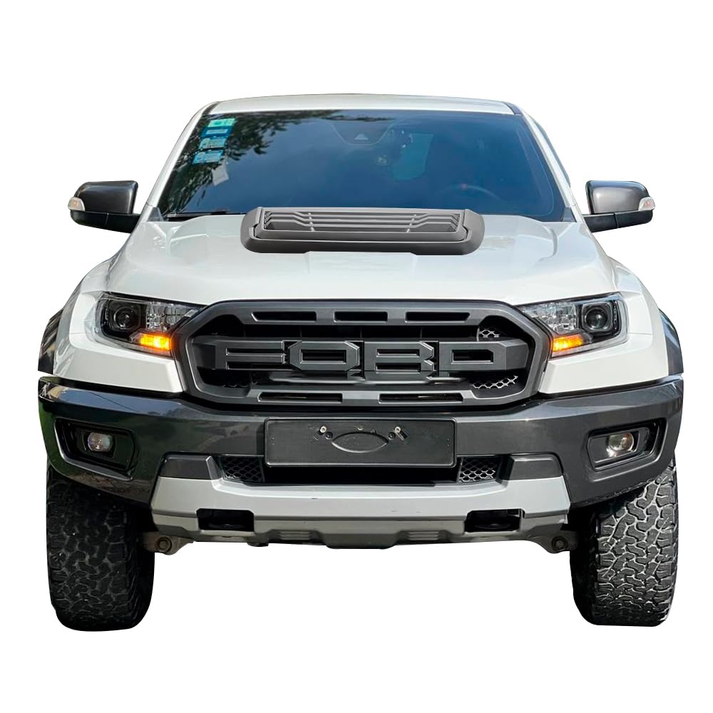 Pala para capó Protector de capó para Ford Ranger Wildtrak Raptor 2015-2022 Limited XL XLT Tremor Platinum T7 T8 MK2 MK3 ABS Paneles de capó