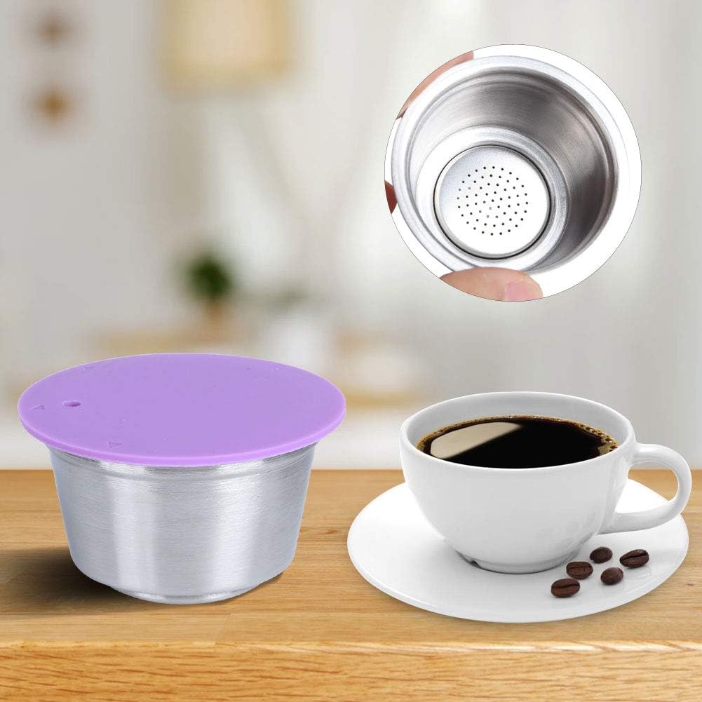 Coffee Capsule Stainless Steel Reusable Refillable Coffee Capsule Cup
