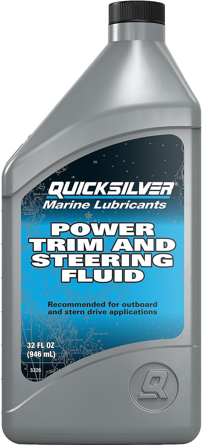 858075Q01 Power Trim and Steering Fluid - 32 Ounce Bottle
