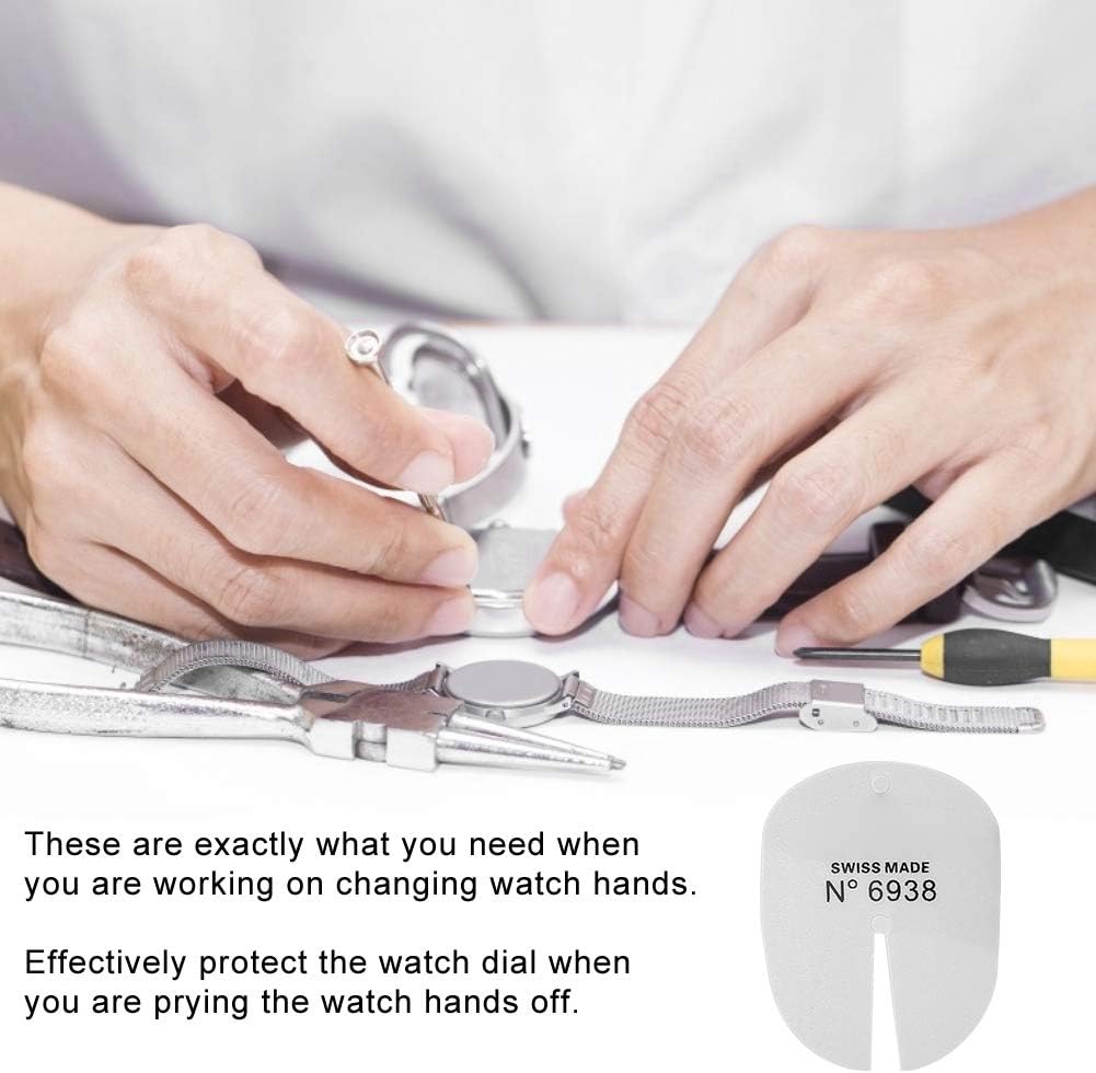 Watch Dial Protector & Repair Tool - Plastic Sheets for Removing & Protecting Wristwatch Hands