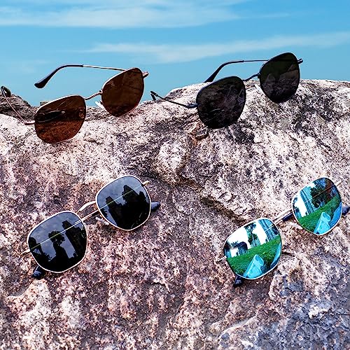 MAXJULI XL Size Extra Large Polarized Sunglasses 145 MM for Big Wide Heads Men Metal Glasses 82014