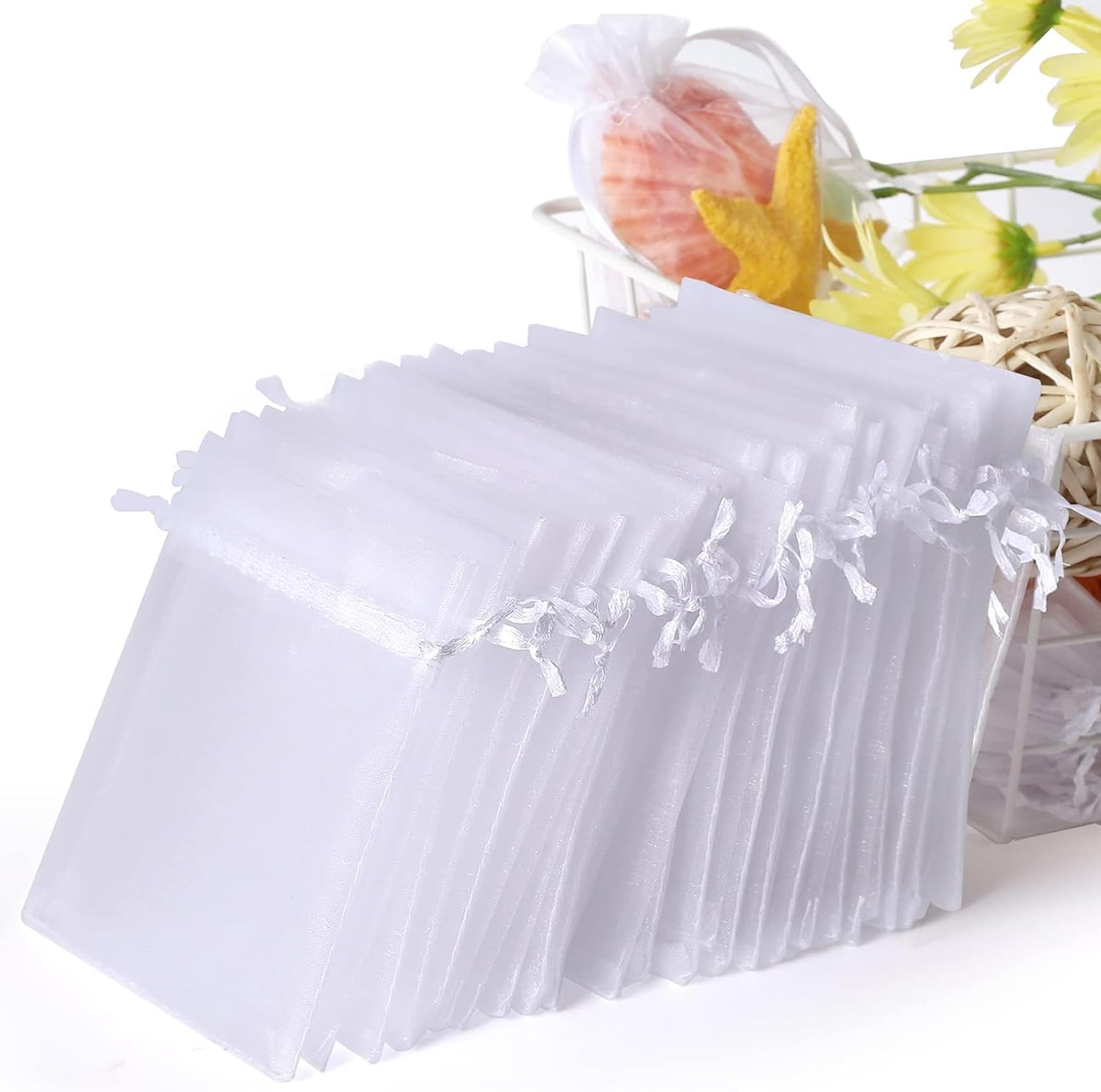 150 Piezas Bolsas De Organza 10 12 CM Bolsa De Regalo Con Cord n 150-piezas-bolsas-de-organza-10-12-cm-bolsa-de-regalo-con-cord-n