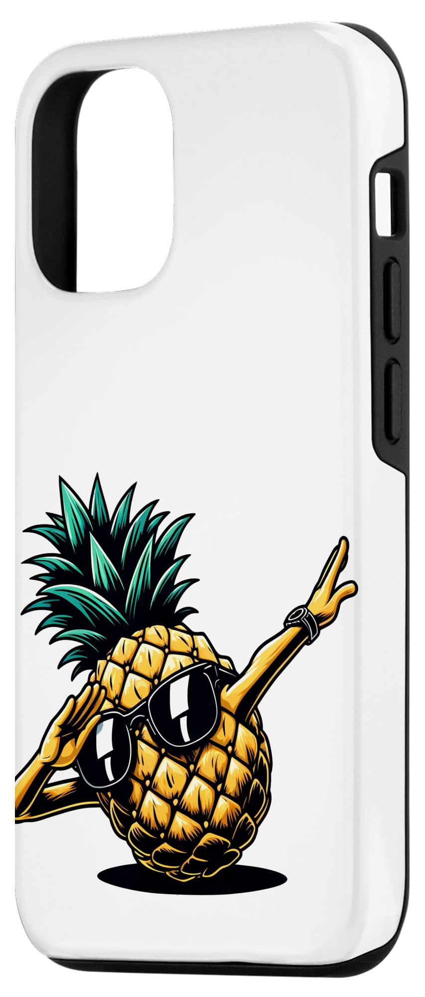 iPhone 15 Funny Dab Pineapple Dancing Dabbing Fruit Meme Case - Image 2