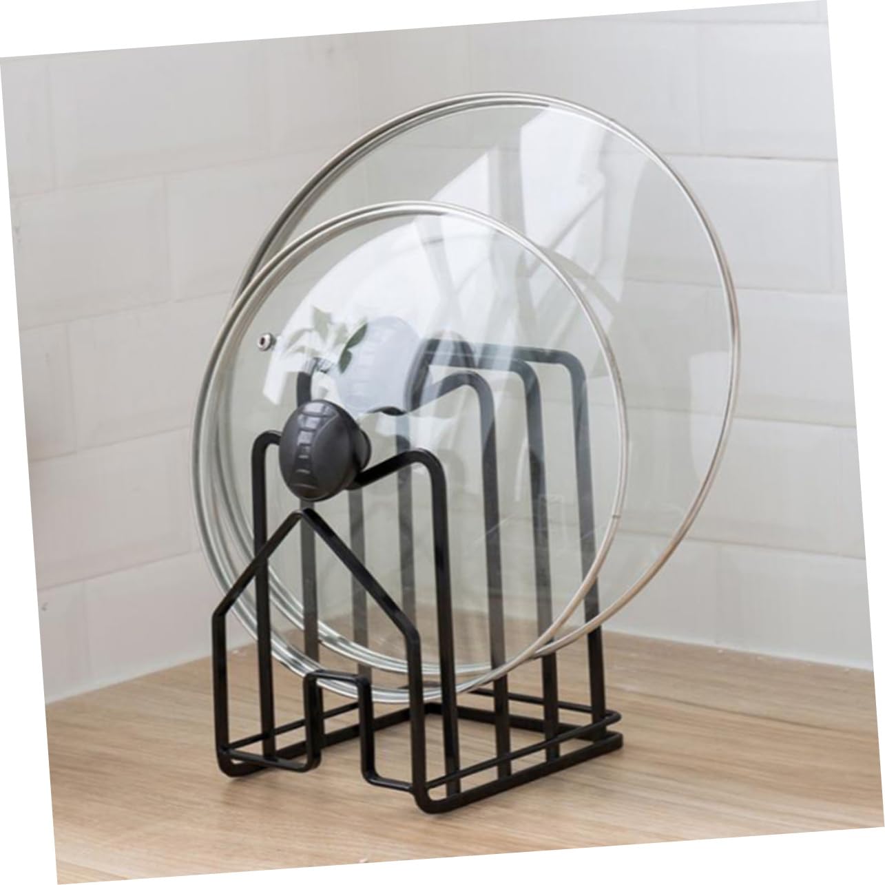 Soporte Para Tapas De Ollas Estante De Almacenamiento Utensilios De Cocina Multifuncional