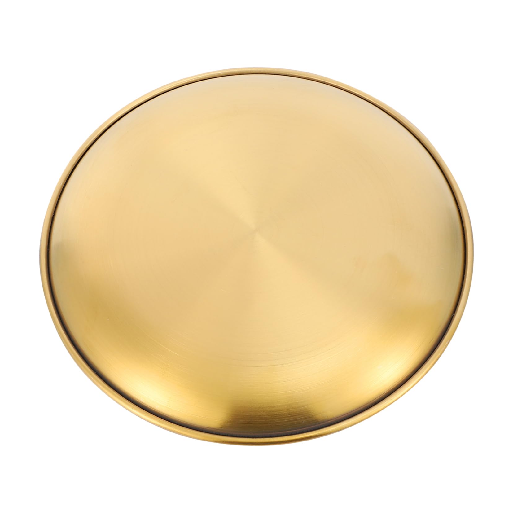 MUCKLILY 1Pc Stainless Steel Food Plate Single Layer BBQ Tray Compact Dinner Plate for Camping Parties Easy Clean Design Suitable for Family Gatherings and Outdoor Use