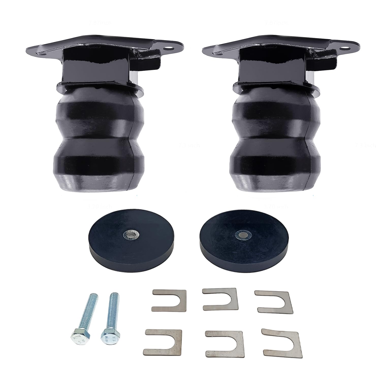 Rear Air Assist Spring Kit Fit for Ford F-350 Super Duty 2WD 4WDSES 2017-2025, Rear Air Helper Spring Kit Replace FR350SDJ, Suspension Eenhancement System Bump Stop