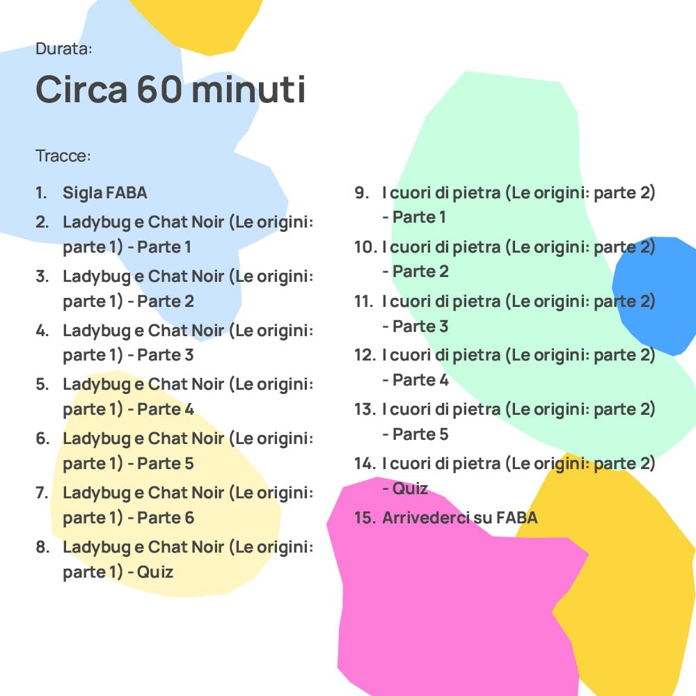 FABA Personaggio Sonoro – Le storie di Ladybug e Chat Noir – Storie e fiabe sonore per bambini e bambine 5-10 anni - Ascoltabile i Raccontastorie FABA, gioco educativo versione italiana