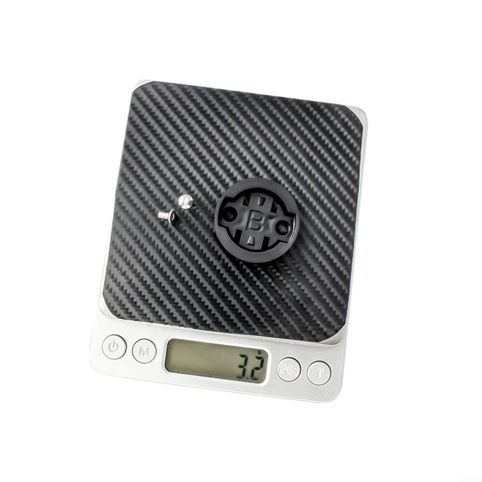Kit de inserción de soporte de montaje de cronómetro de bicicleta para Garmin para Wahoo para Bryton Material ABS acabado negro engranaje para ciclistas al aire libre (G)