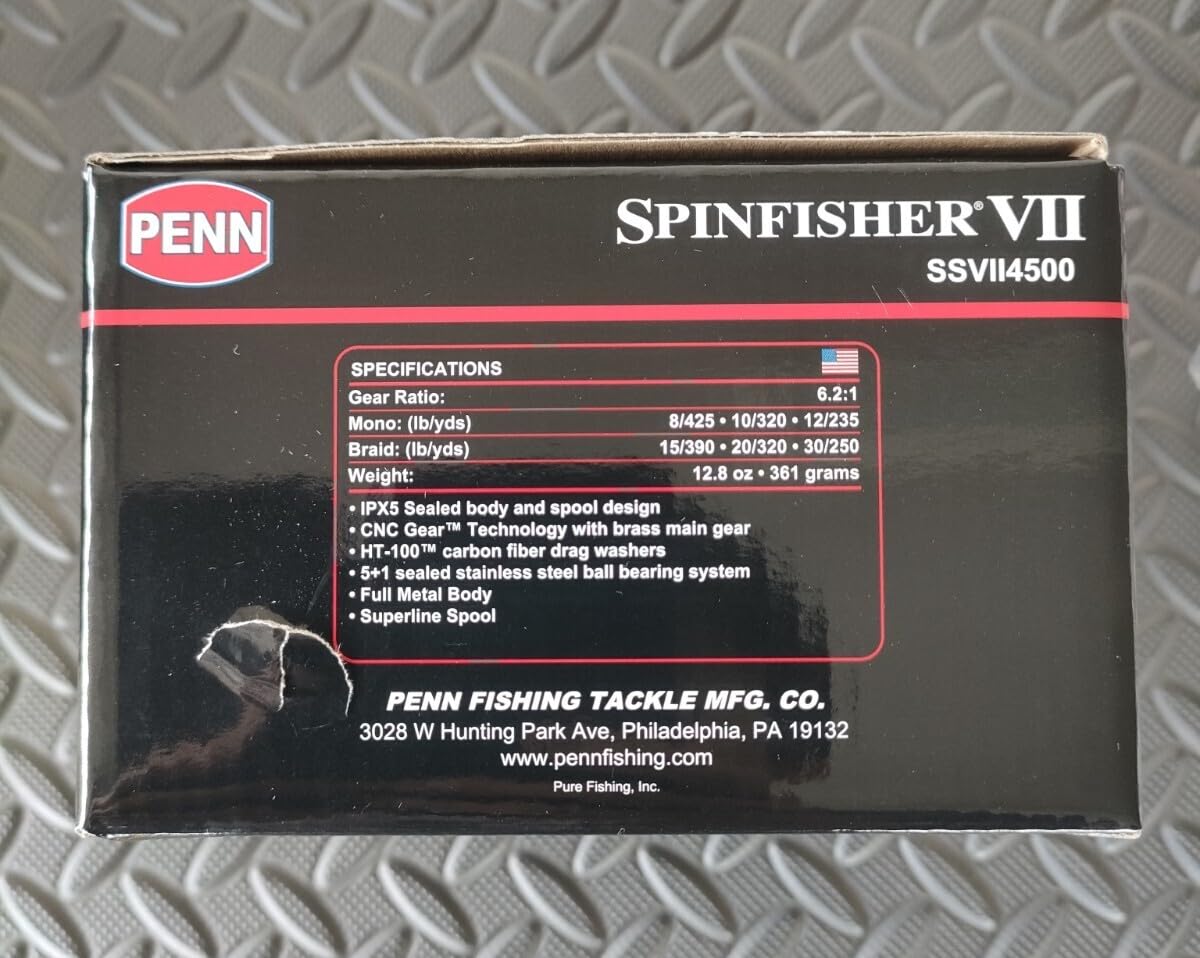 Amazon.co.jp: penn spinfisher Ⅶ 4500 ペン スピンフィッシャー7 