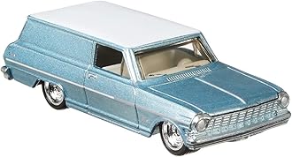 Hot Wheels '64 Chevy Nova Panel - Fast Wagons 2/5 - Blue