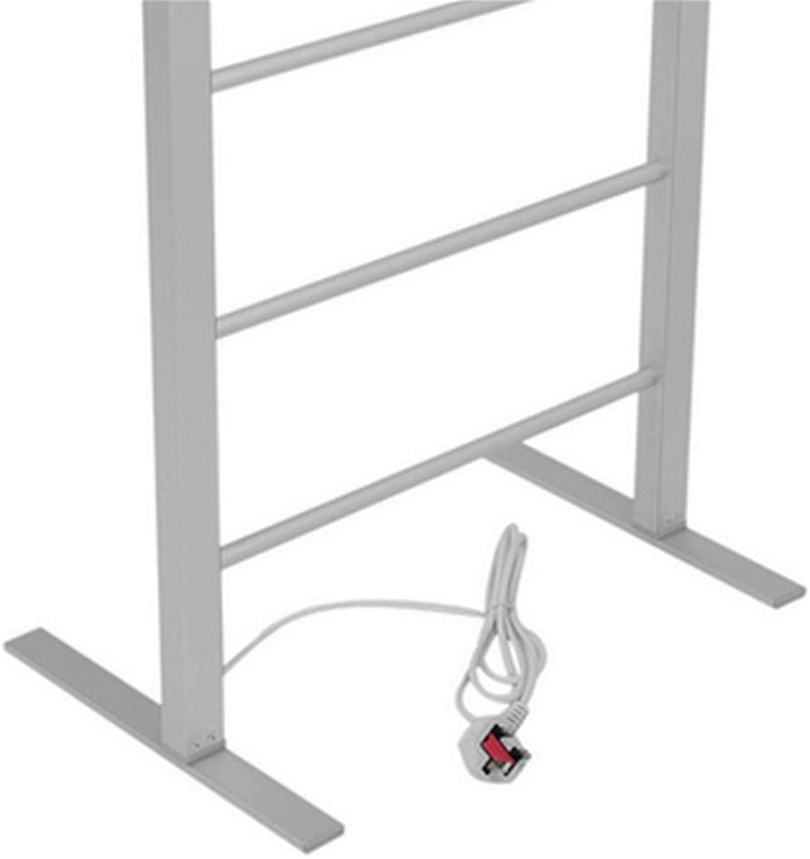 Podgrzewacz do ręczników Podgrzewacz do ręczników, wieszak na ręczniki, 6 drążków Podgrzewacz podłogowy Stop aluminium 100 W do łazienki Elektryczny wieszak na ręczniki Akcesoria do łazienki domowej