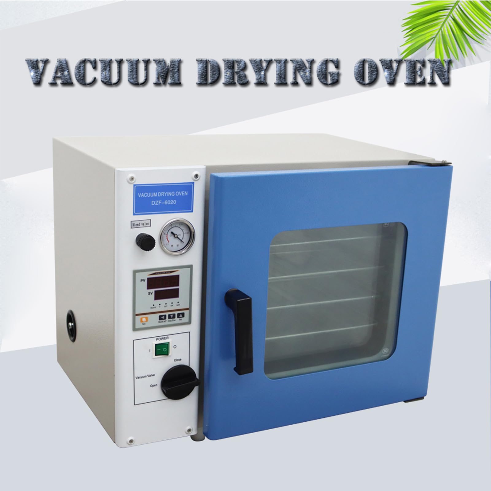 WYDDDARY 0.9 Cu Ft Vacuum Drying Oven 50-250? Temperature Control Vacuum Oven Digital Lab Oven PID Adjustable Output 12
