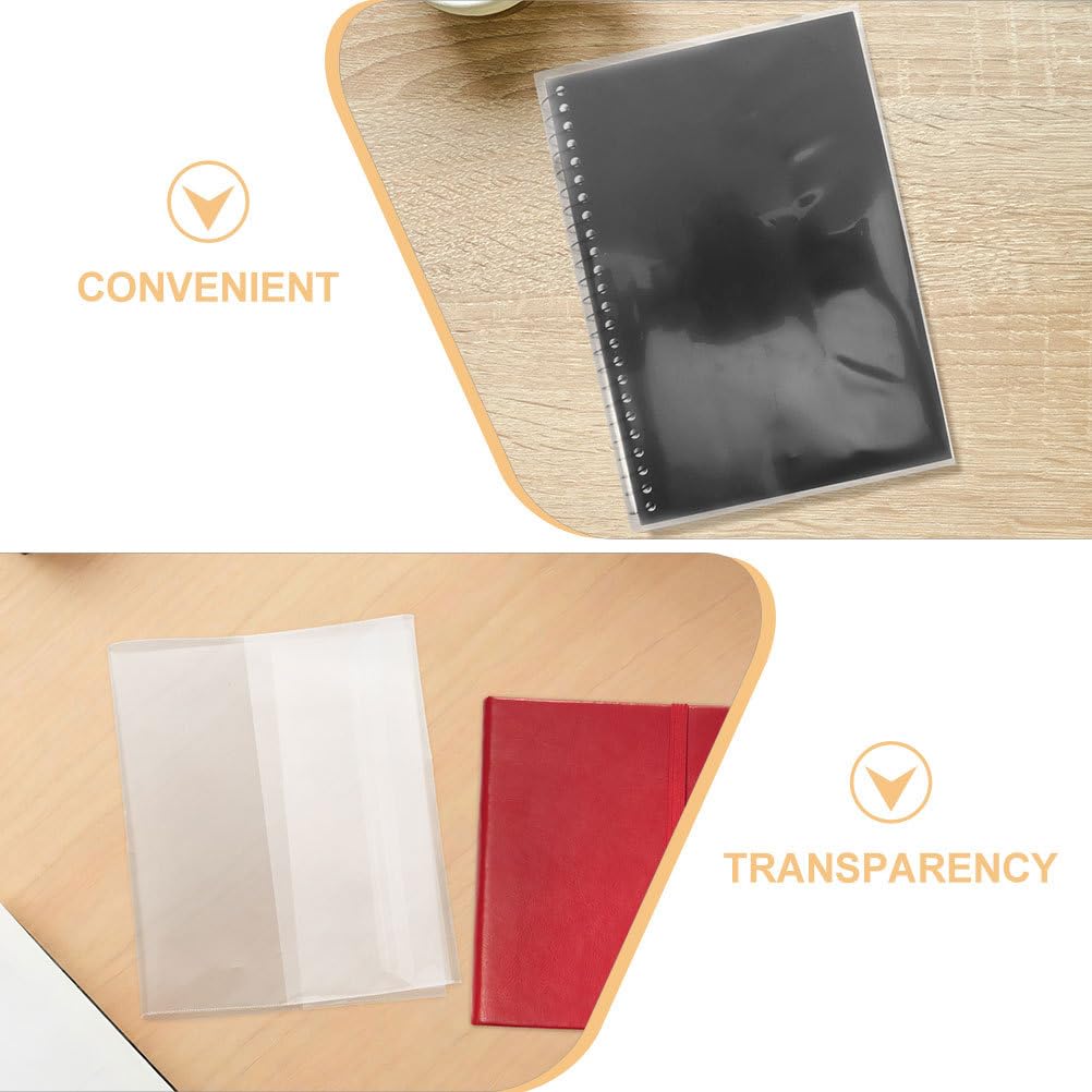 SHINEOFI 40 copertine trasparenti per libri: custodie in plastica per quaderni A4 - Protezione universale impermeabile per libri di testo, diari e agende giornaliere