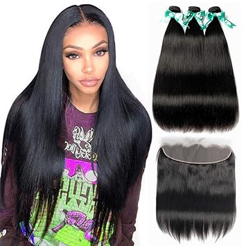 3 bundles with lace frontal